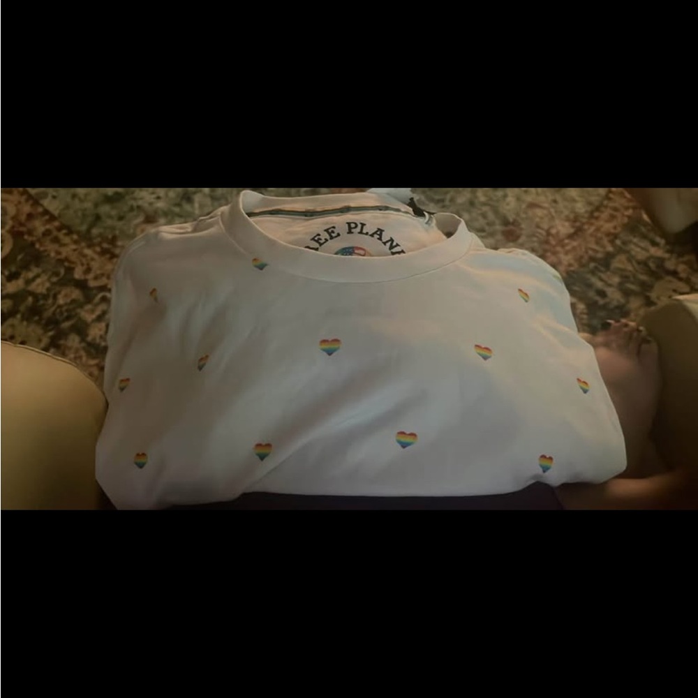 Free Planet White Short Sleeve Tee Relaxed Style
